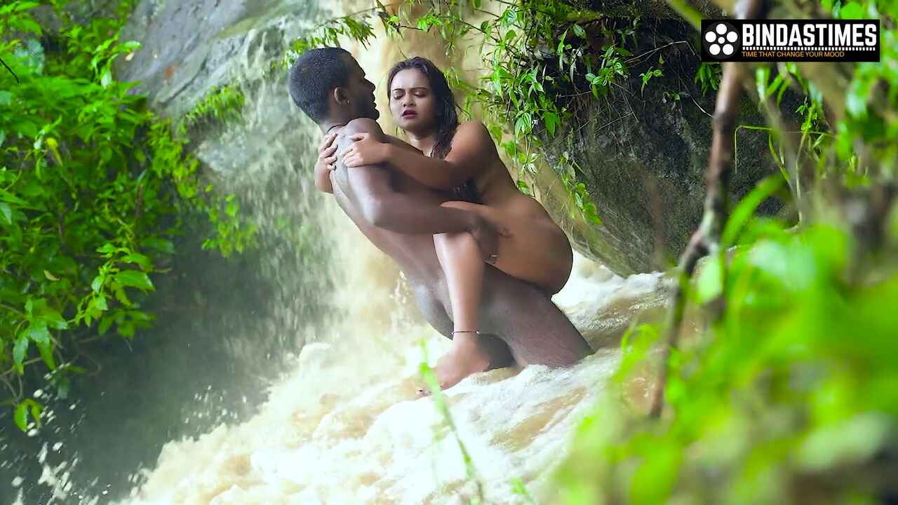 Srabani and Suman Sex in the Waterfall 2022 Bindastimes Uncut Hindi Short Film